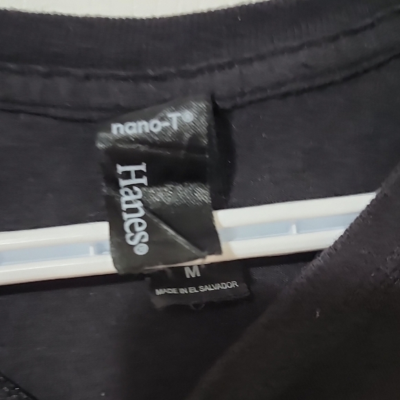 Hanes Black Pirate Graphic Short Sleeve Tee - Picture 2 of 3